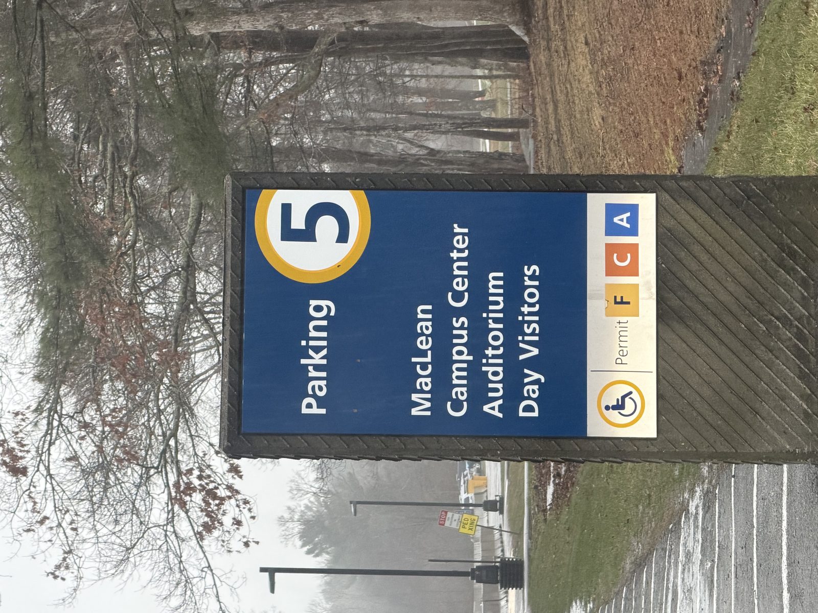 Parking Lot 5 sign